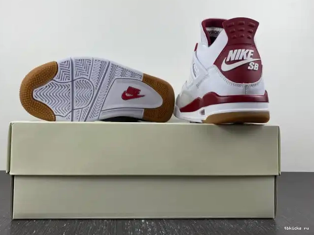 Rep TB Retro Jordan 4 DR5415-160 SB Red Pine 0613
